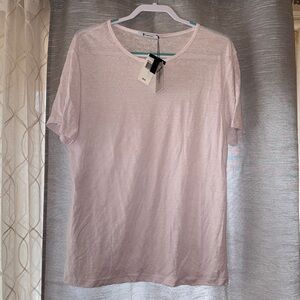 Alexander Wang Light Pink Short Sleeve Tee